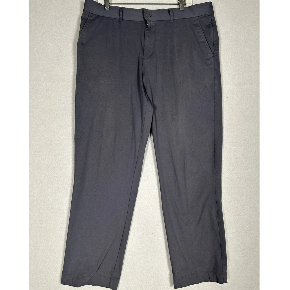 Twillory Pants Mens 36X30 Charcoal Grey Tailored Fit Performance Chino Stretch